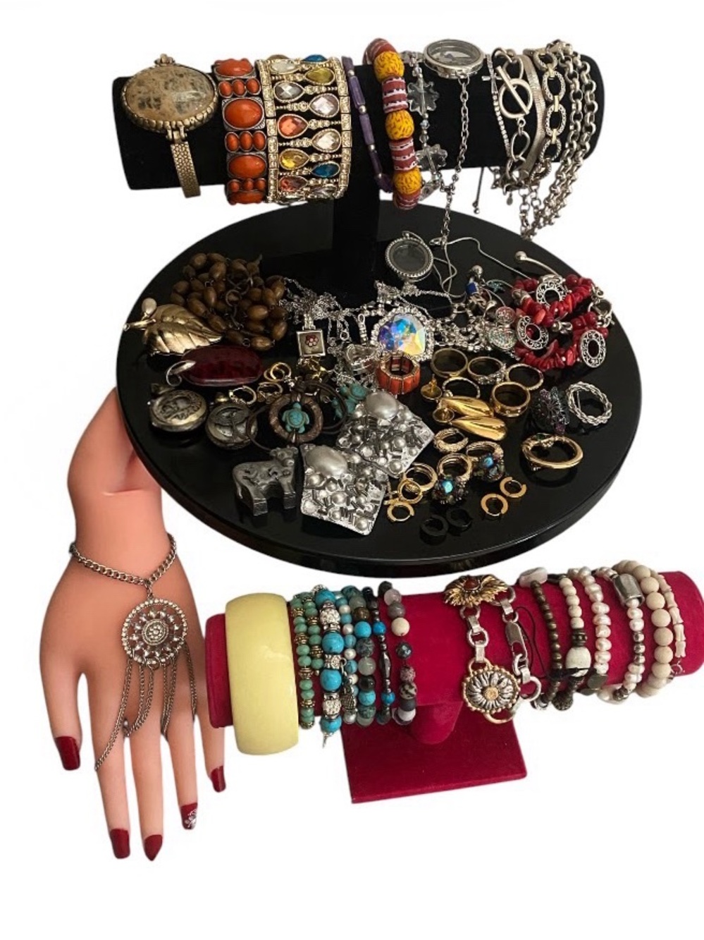 80 piece mixed jewelry lot - Picture 4 of 4